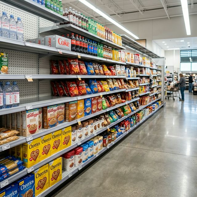 常规超市货架